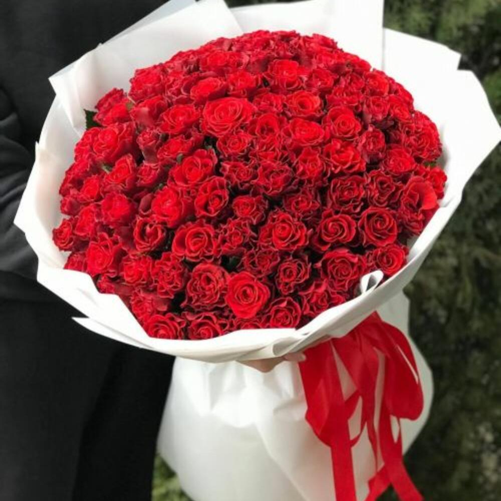 Роскошный букет красная роза Киев